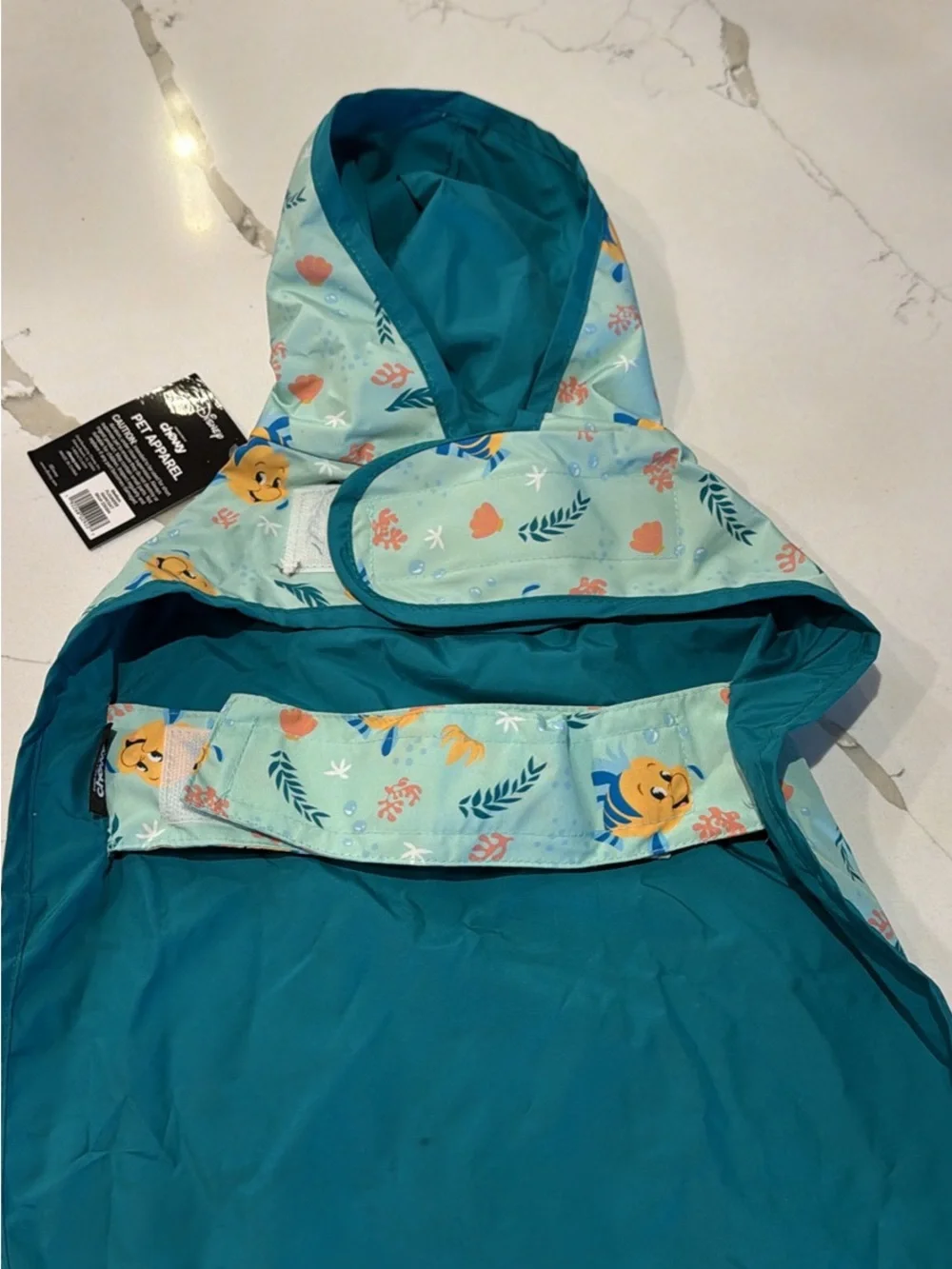 Disney Chewy Flounder Pet Raincoat